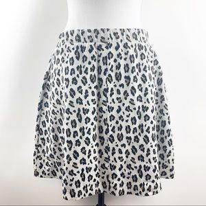 Ann Taylor LOFT Cheetah print skirt Medium